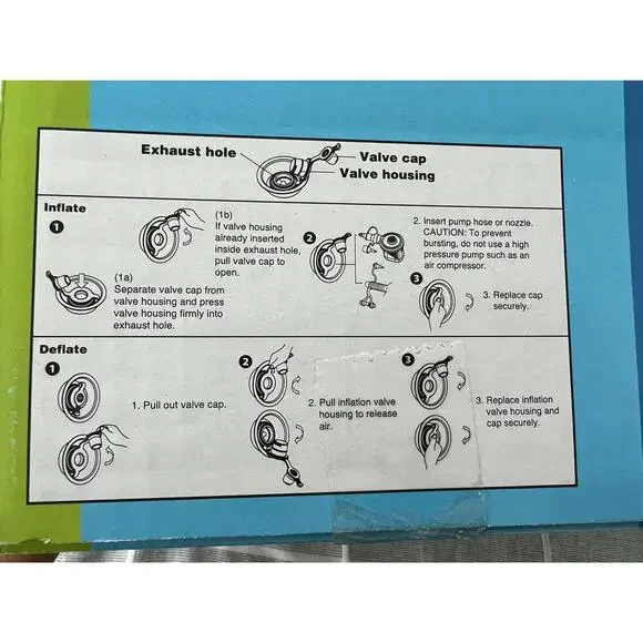 Intex Sunshade Inflatable Pool, 1 pool, portable swimming 62inx62inx48in - Picture 7 of 7